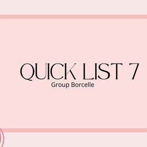 Quick List #6